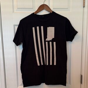 Black and White State Graphic Tee